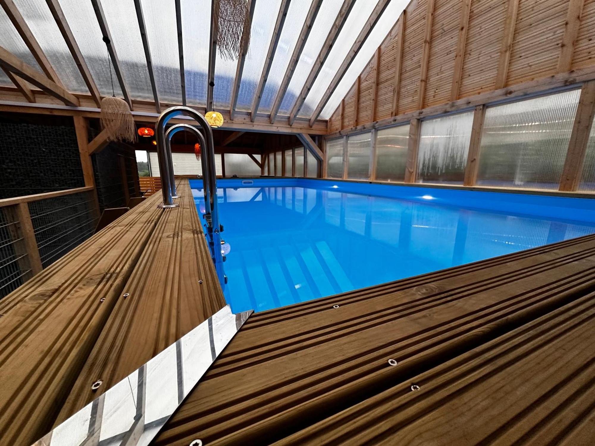 Domki Zlote Piaski Kryty Basen Sauna Jacuzzi Jastrzębia Góra エクステリア 写真